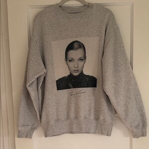 Anine Bing Light Gray Sweatshirt